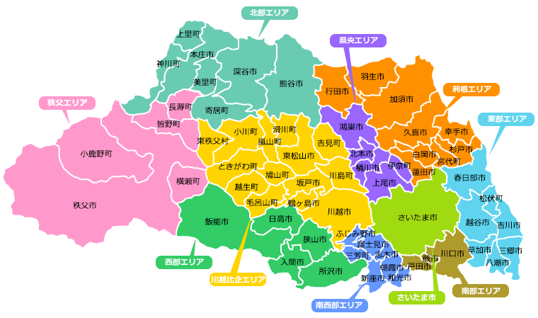 埼玉県地図